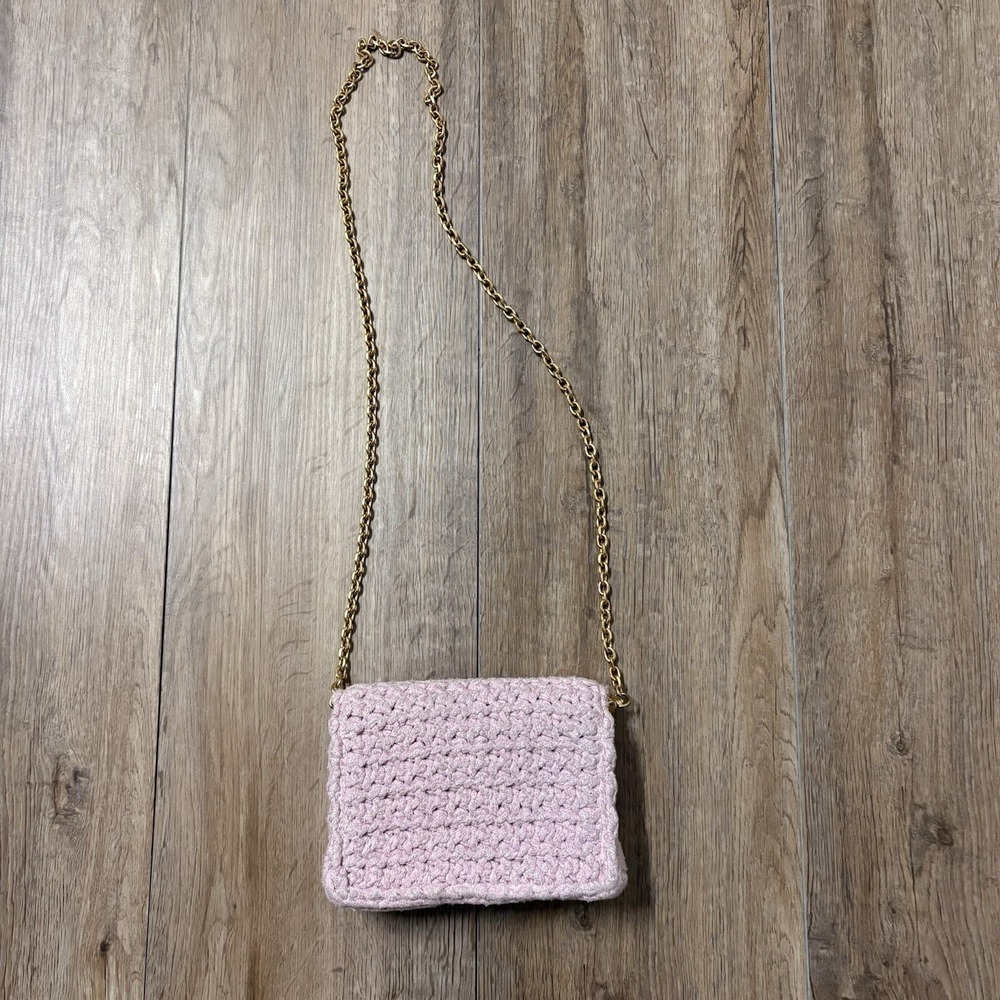 Kooreloo Amalfi Crochet Crossbody Purse Bag Cluth Chain Made In Greece MSRP $395 - Picture 9 of 16